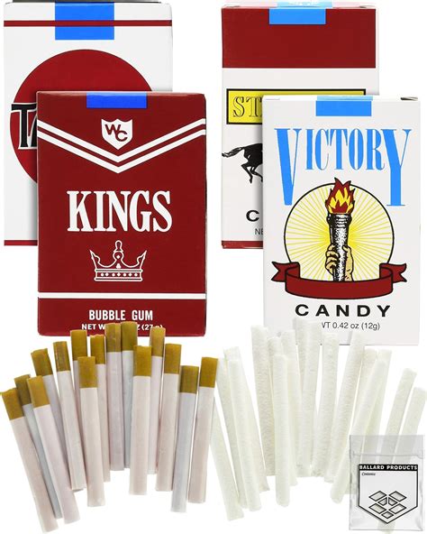 Candy cigarette .